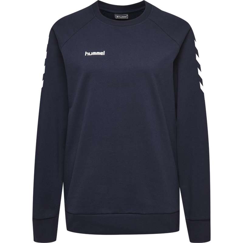 Hummel Go Cotton Sweatshirts Damen Navy | 210816-489
