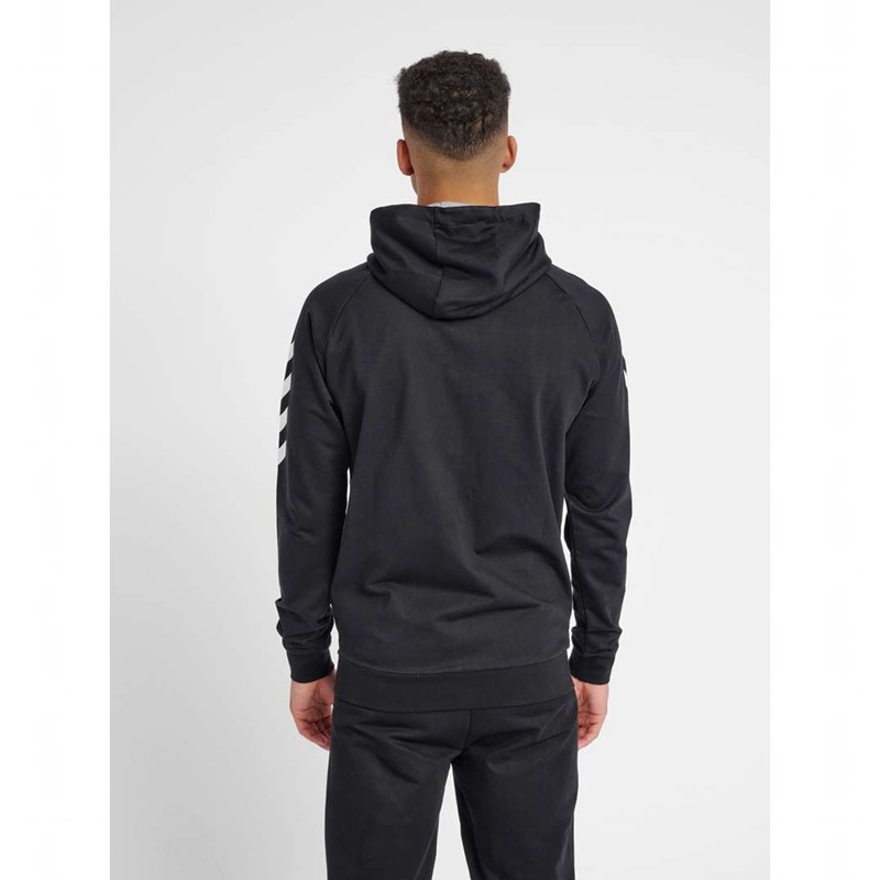 Hummel Go Cotton Zip Hoodie Herren Schwarz | 813803-772
