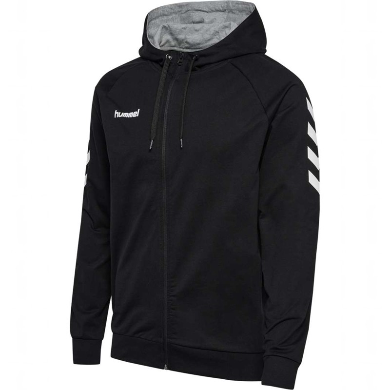 Hummel Go Cotton Zip Hoodie Herren Schwarz | 813803-772