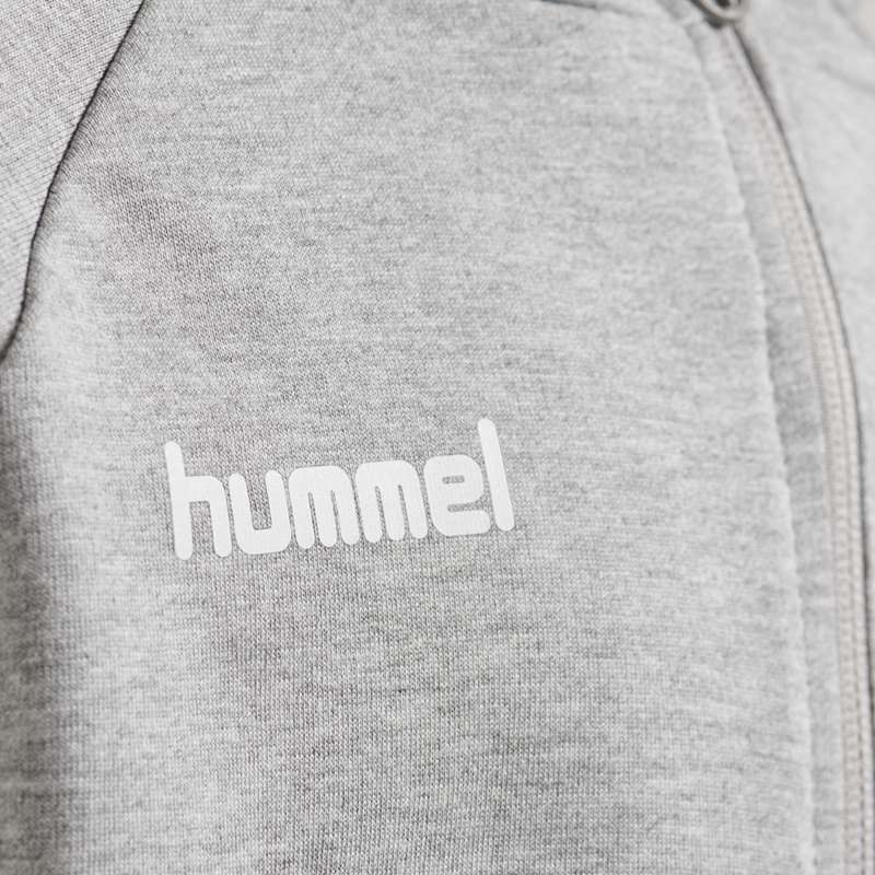 Hummel Go Cotton Zip Hoodie Kinder Grau | 196688-267