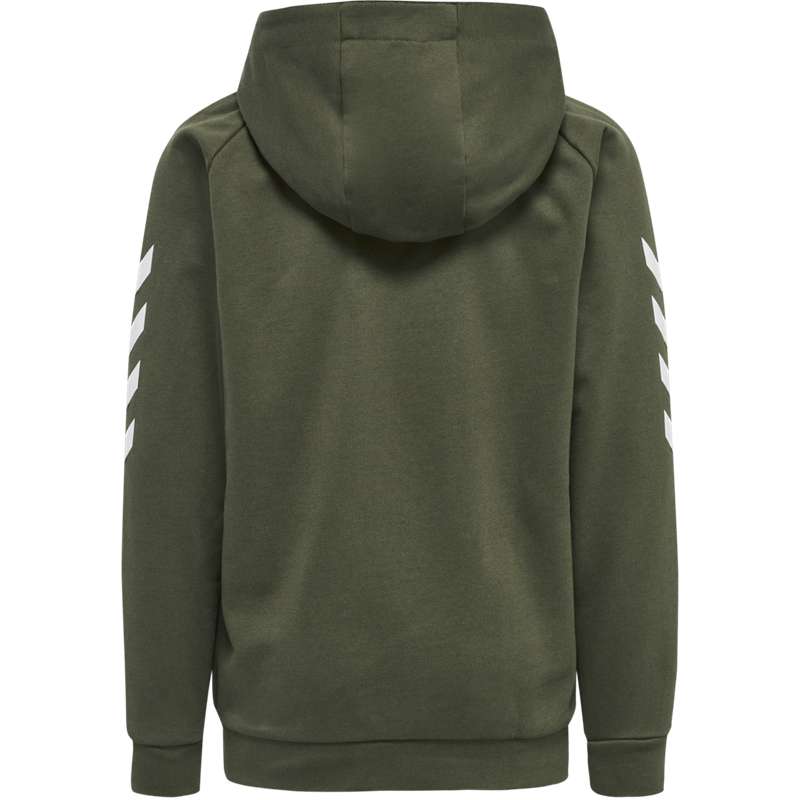 Hummel Go Cotton Zip Hoodie Kinder Grün | 644407-405