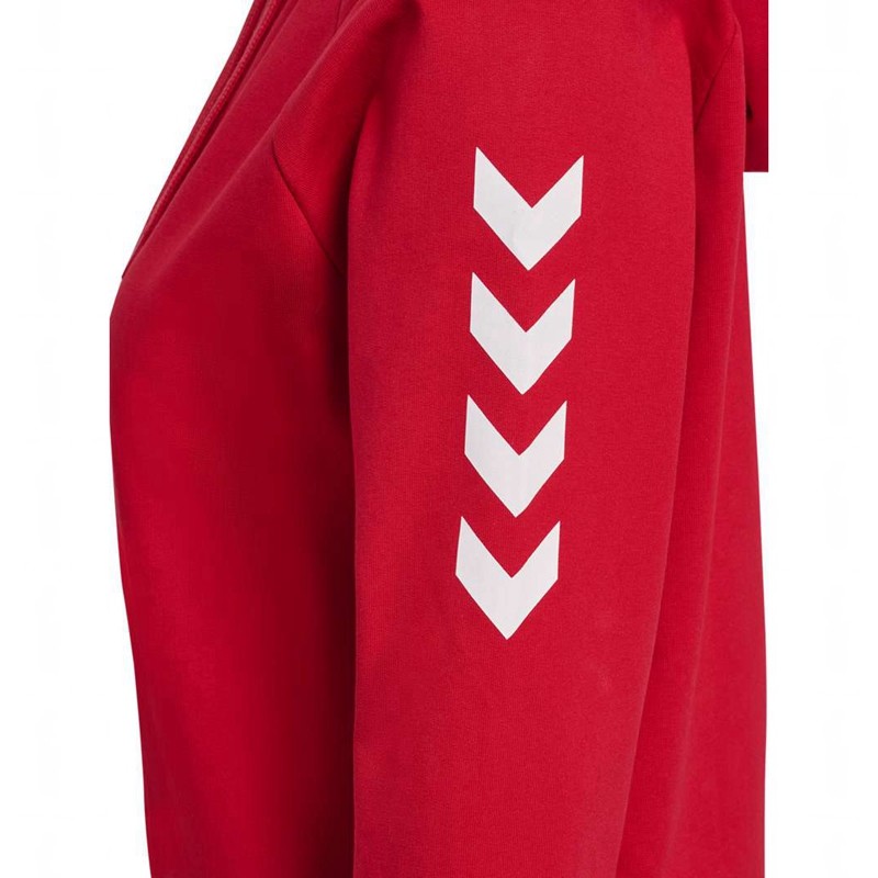 Hummel Go Cotton Zip Hose Damen Rot | 885534-550
