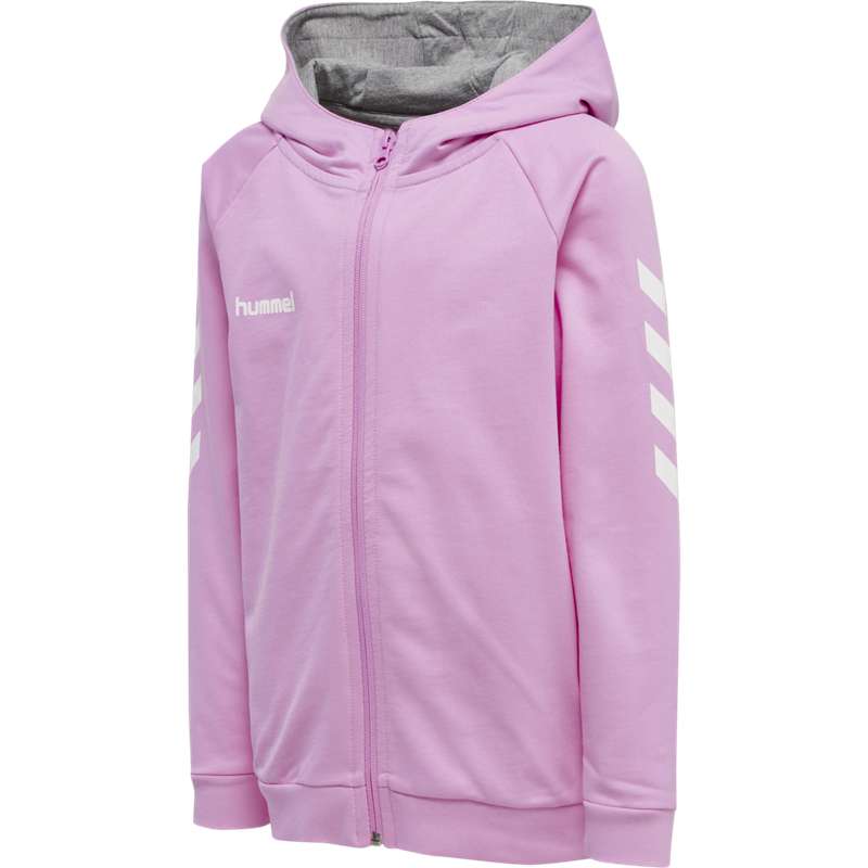 Hummel Go Cotton Zip T-shirts Kinder Lavendel | 284582-966