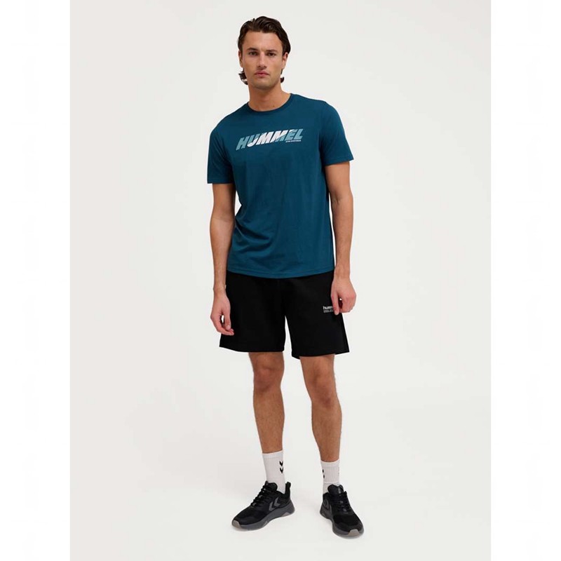 Hummel Graphic Bold Logo T-shirts Herren Navy | 346020-841