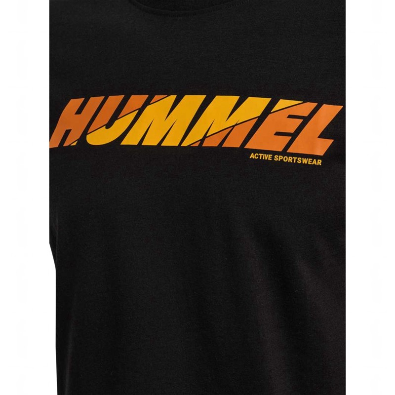 Hummel Graphic Bold Logo T-shirts Herren Schwarz | 156842-618