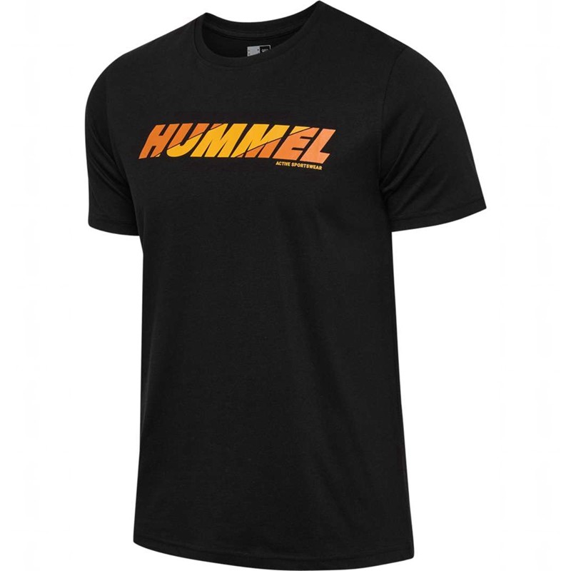 Hummel Graphic Bold Logo T-shirts Herren Schwarz | 156842-618