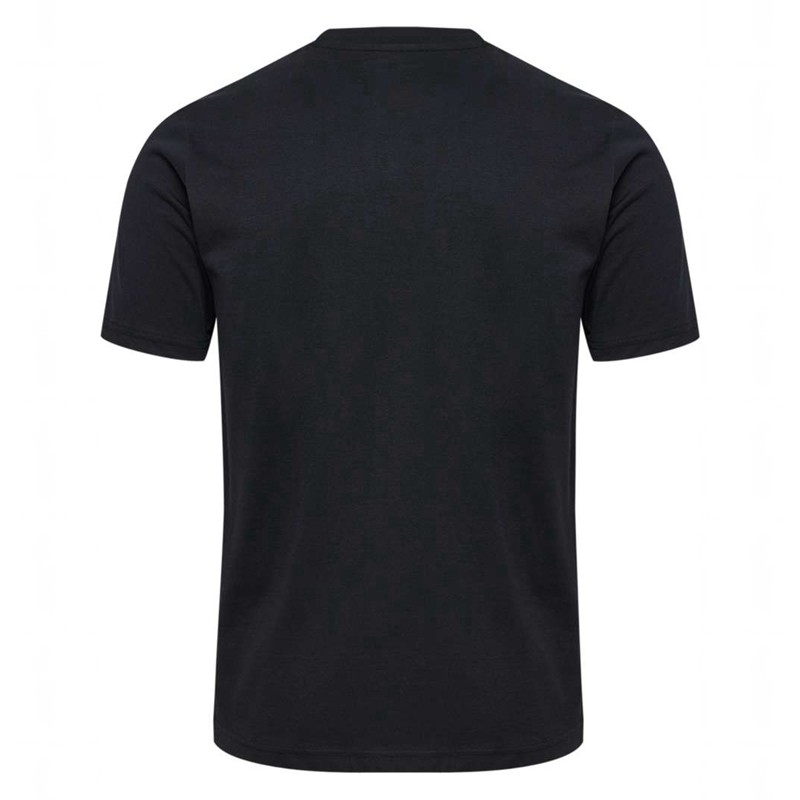 Hummel Graphic Triple Logo Cotton T-shirts Herren Schwarz | 135989-960