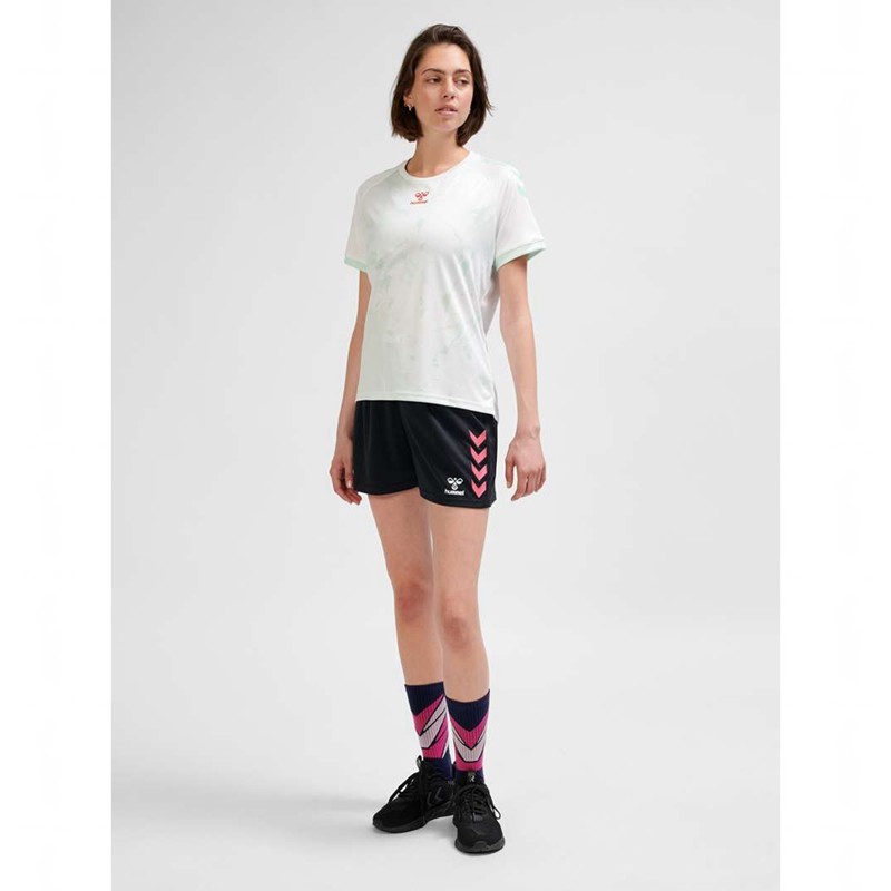 Hummel Graphic Universe Kurze Hose Damen Schwarz | 393268-351