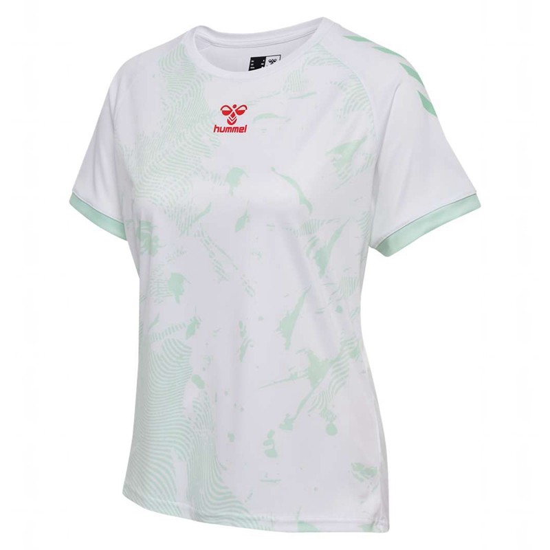 Hummel Graphic Universe Ss Trikot Damen Weiß | 476899-212