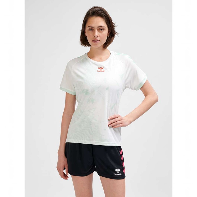 Hummel Graphic Universe Ss Trikot Damen Weiß | 476899-212