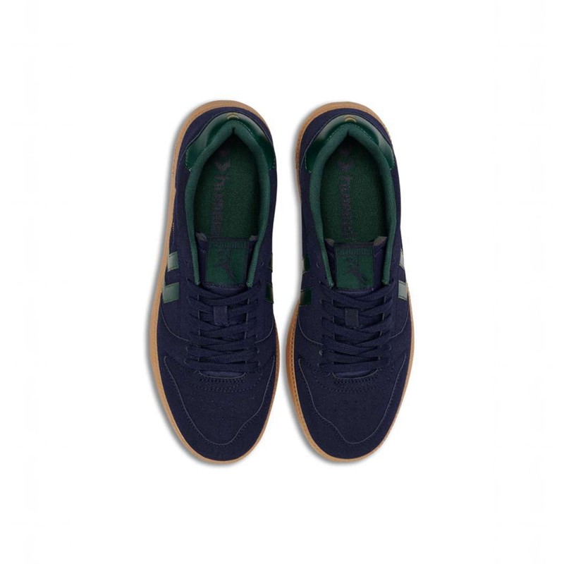 Hummel Handball Perfekt Synth. Suede Sneakers Herren Schwarz | 207254-764