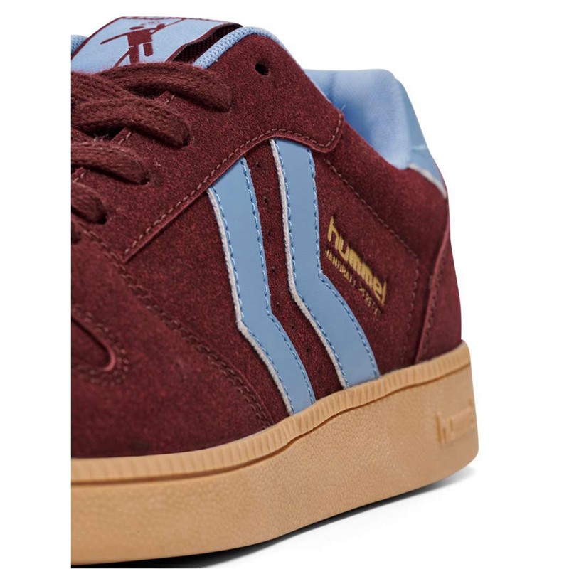 Hummel Handball Perfekt Synth. Suede Sneakers Damen Bordeaux | 291855-593