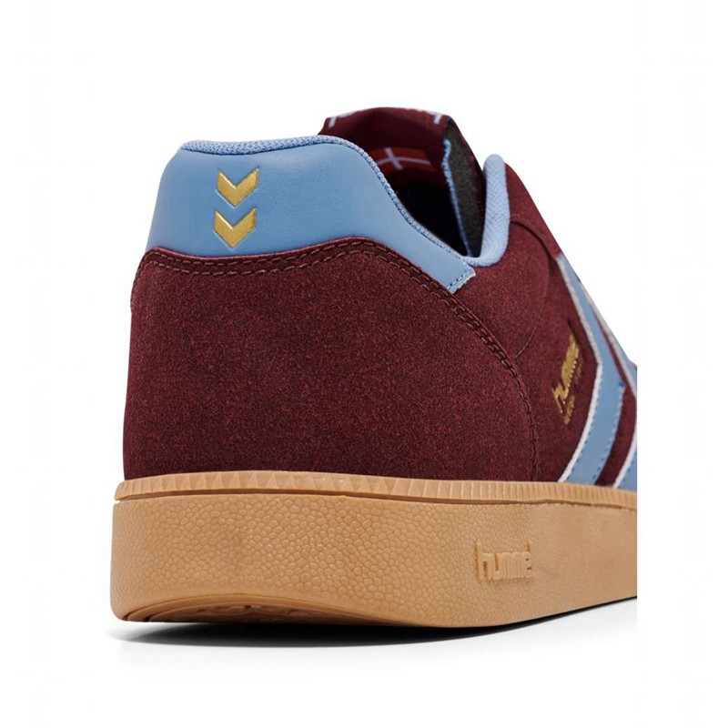 Hummel Handball Perfekt Synth. Suede Sneakers Damen Bordeaux | 291855-593
