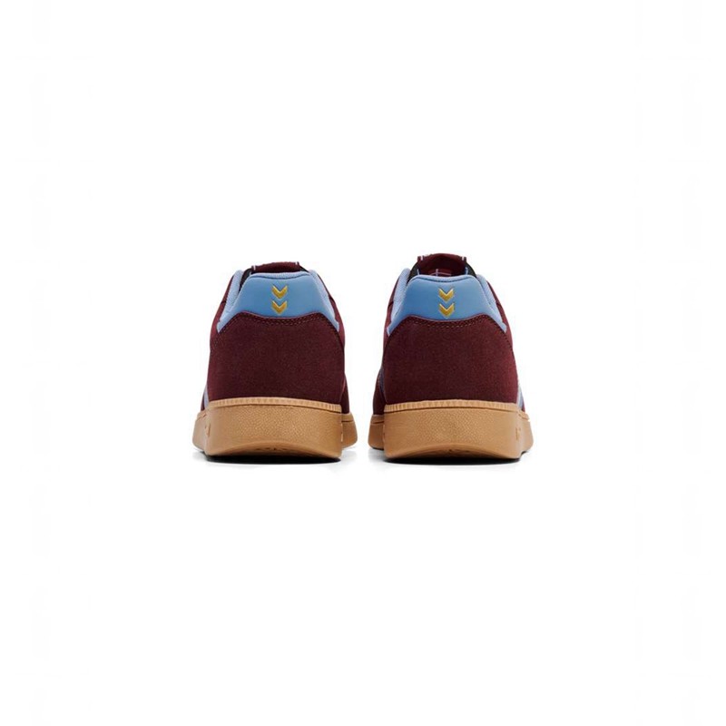 Hummel Handball Perfekt Synth. Suede Sneakers Damen Bordeaux | 291855-593