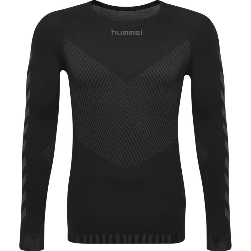 Hummel Hummel First Seamless Jersey L/S Grundschicht Herren Schwarz | 320117-027