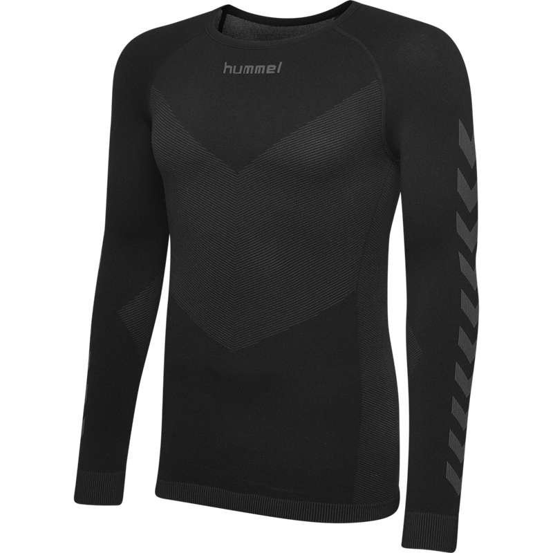 Hummel Hummel First Seamless Jersey L/S Grundschicht Herren Schwarz | 320117-027