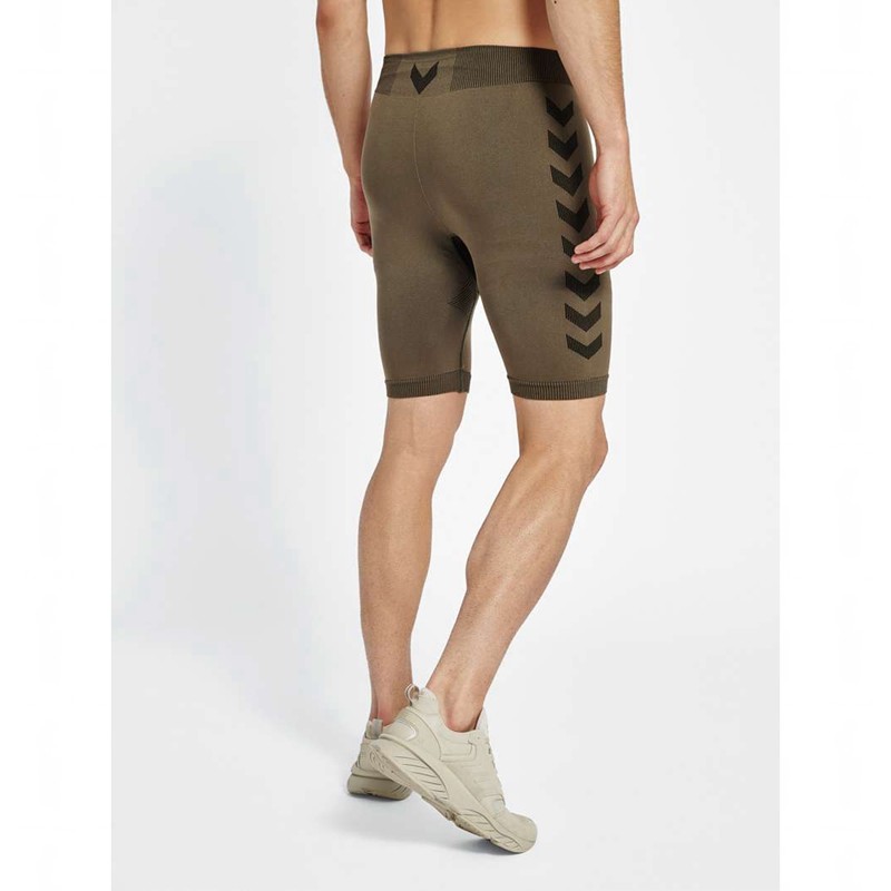 Hummel Hummel First Seamless Tr Sht Tights Rucksäcke Herren Olivgrün | 387076-917