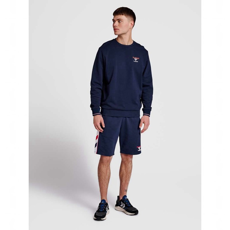 Hummel Ic Dayton Sweatshirt Herren Navy | 292549-702