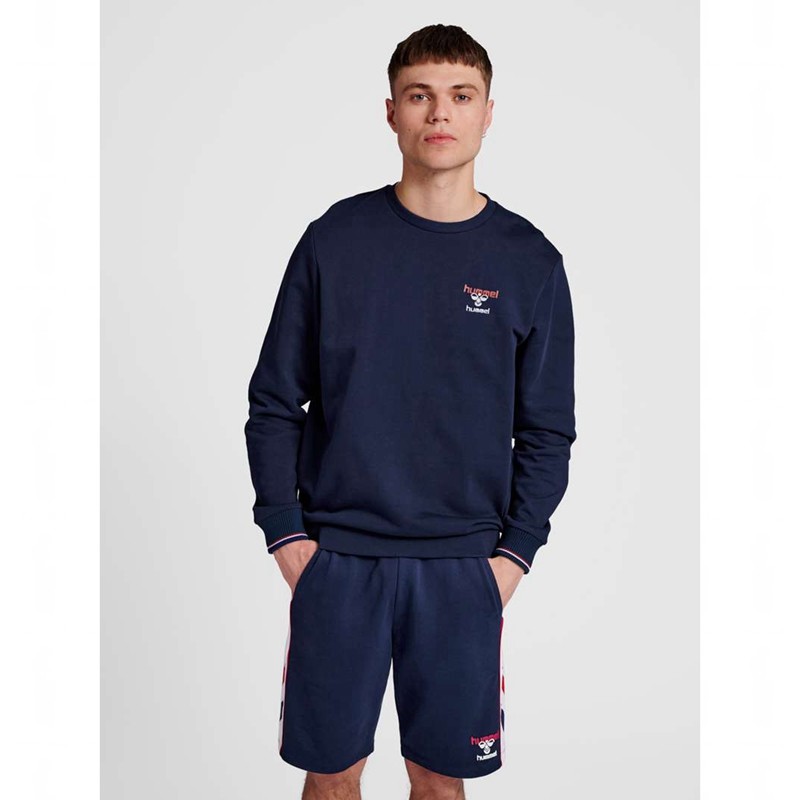 Hummel Ic Dayton Sweatshirt Herren Navy | 292549-702