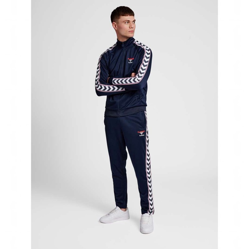 Hummel Ic Lerby Poly Tapered Hose Herren Navy | 957312-512