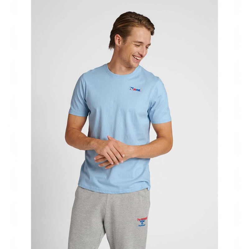 Hummel Ic Marty T-shirts Herren Blau | 619644-422