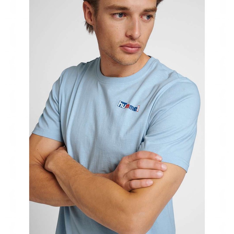 Hummel Ic Marty T-shirts Herren Blau | 619644-422