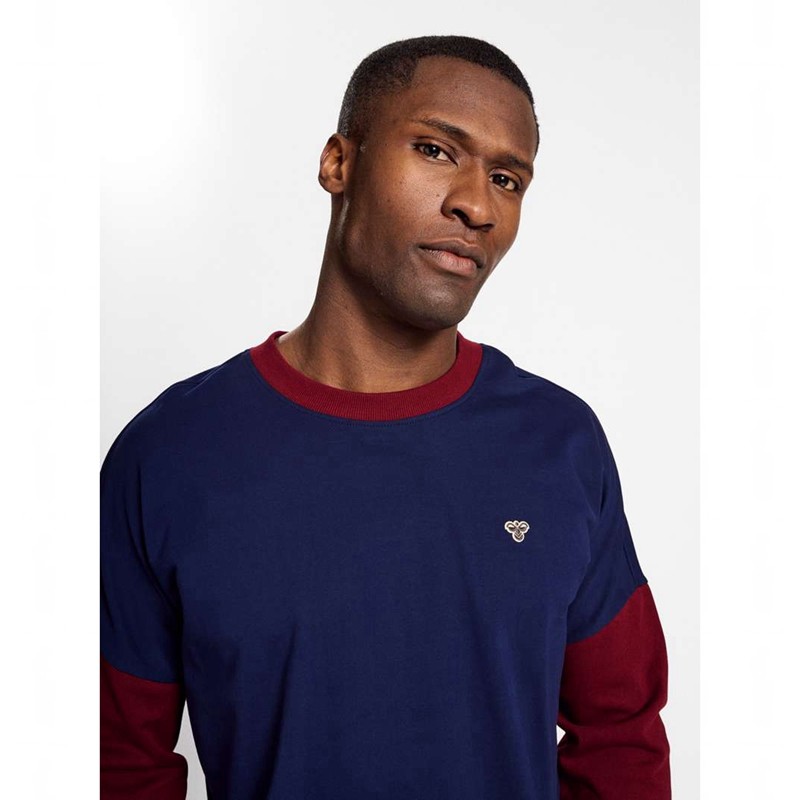 Hummel Ic Parker Sweatshirt Herren Navy | 018063-438
