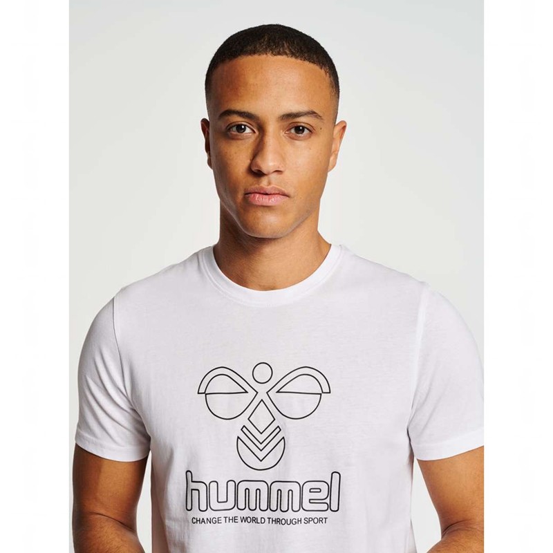 Hummel Icons Graphic T-shirts Herren Weiß | 146496-761