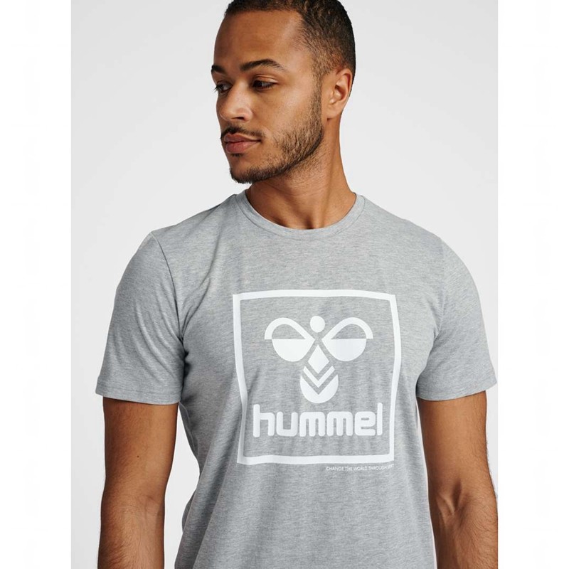 Hummel Isam 2.0 T-shirts Herren Grau | 856202-436
