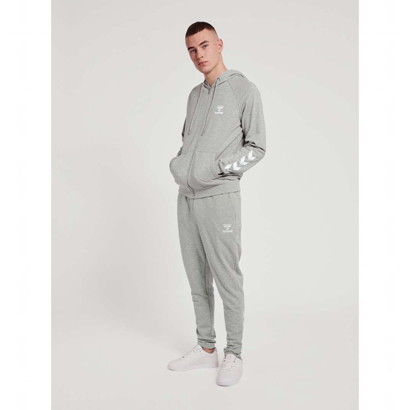 Hummel Isam 2.0 Zip Hoodie Herren Grau | 702159-691