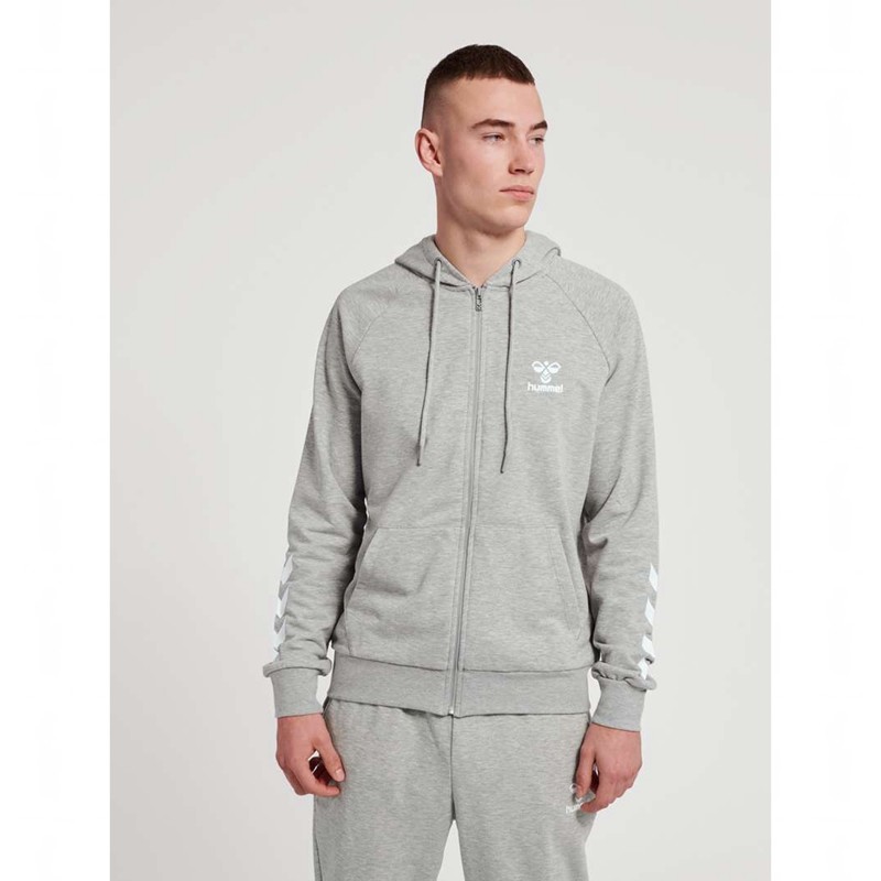 Hummel Isam 2.0 Zip Hoodie Herren Grau | 702159-691
