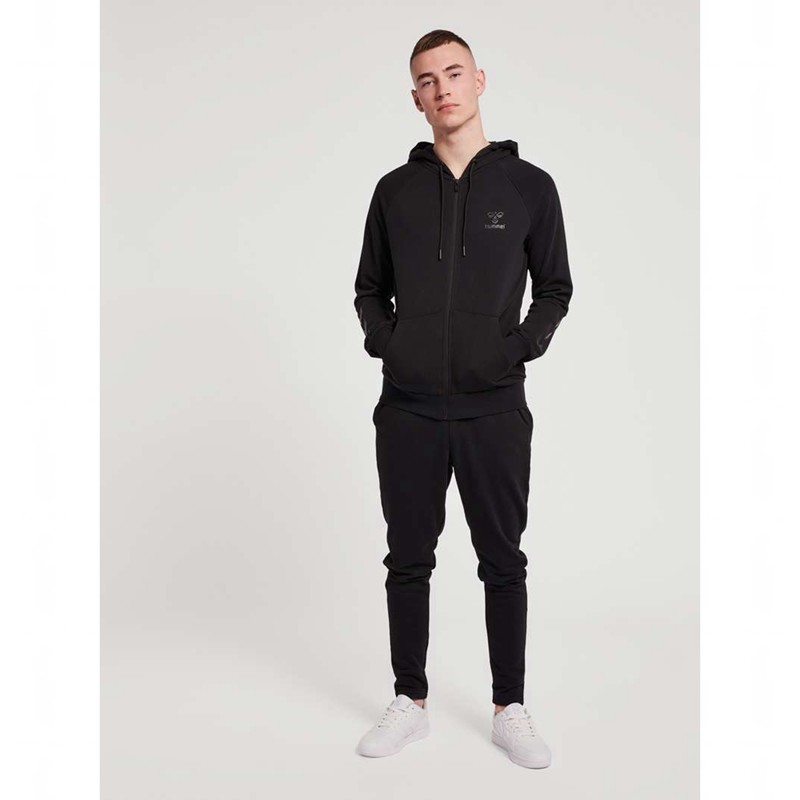 Hummel Isam 2.0 Zip Hoodie Herren Schwarz | 653285-536