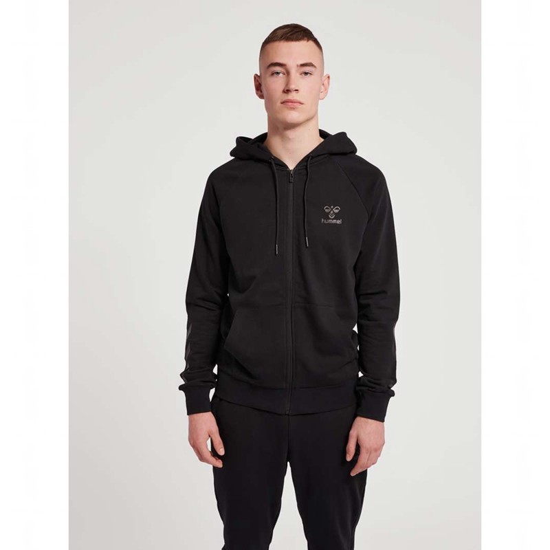 Hummel Isam 2.0 Zip Hoodie Herren Schwarz | 653285-536