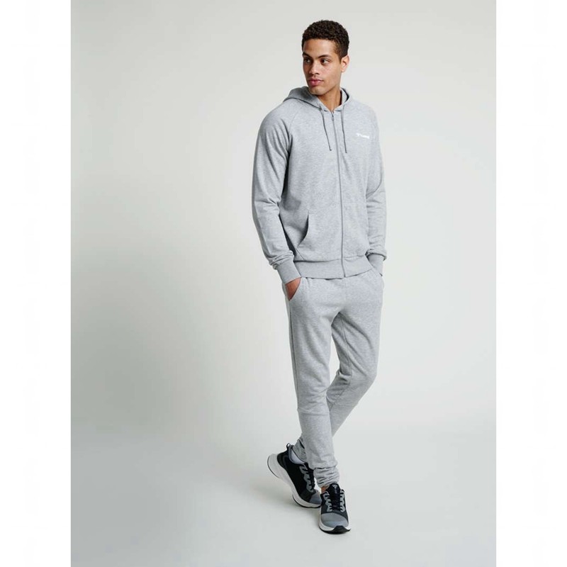 Hummel Isam Zip Hoodie Herren Grau | 983124-535