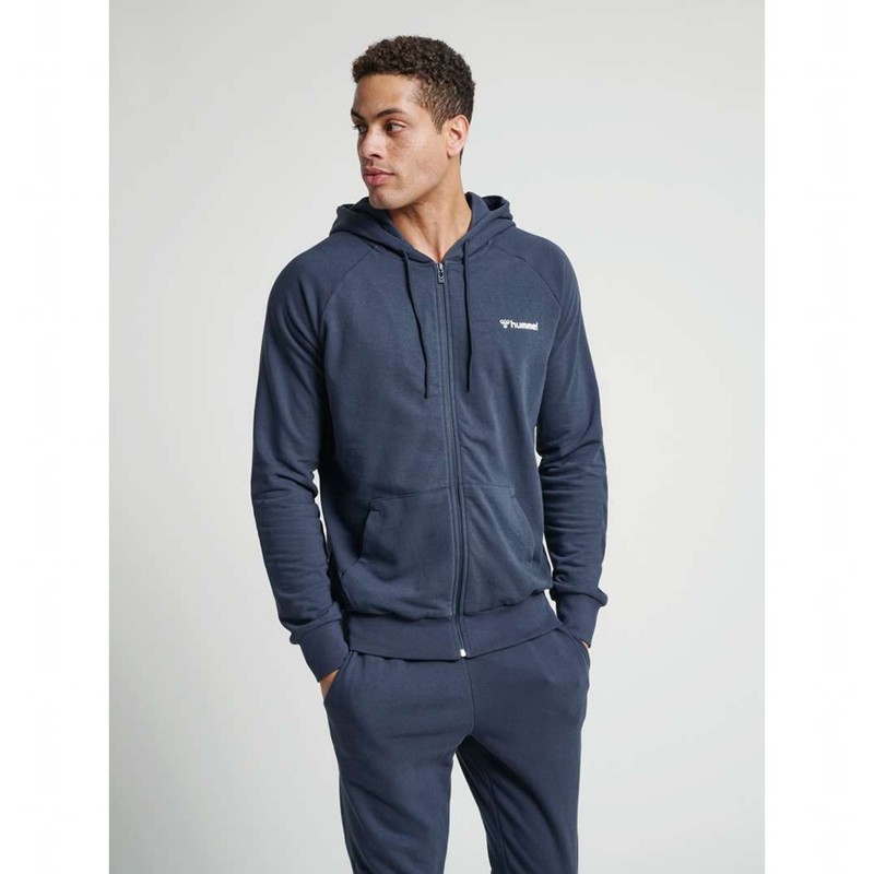 Hummel Isam Zip Hoodie Herren Navy | 441359-069