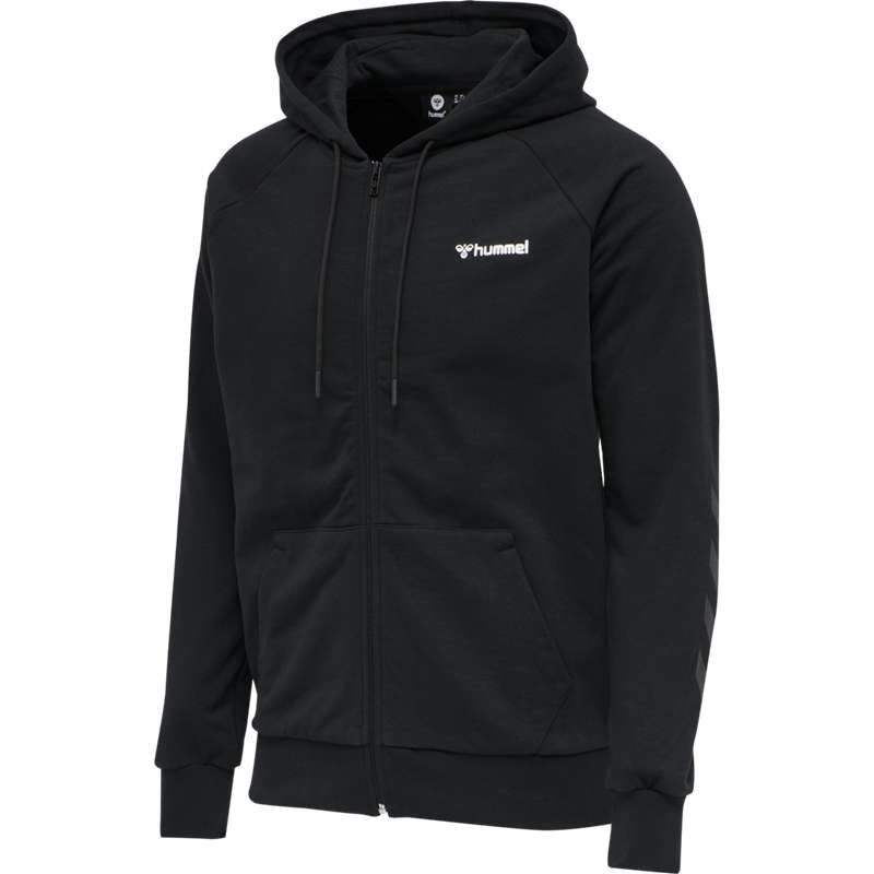 Hummel Isam Zip Hoodie Herren Schwarz | 459803-115