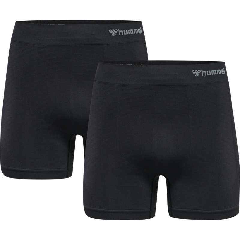 Hummel Jack Seamless 2-pack Boxer Herren Schwarz | 378261-755