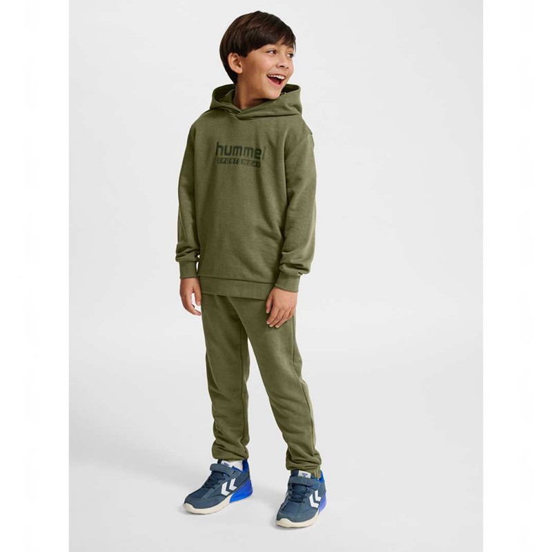 Hummel Jr Base Hoodie Kinder Grün | 266733-499
