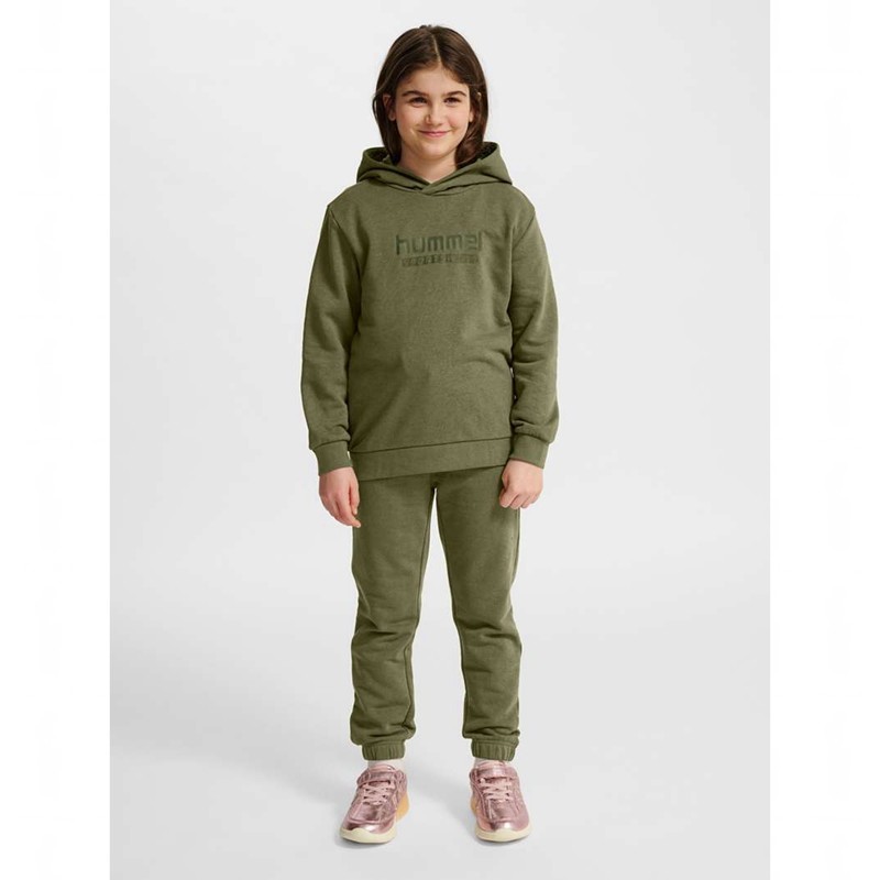 Hummel Jr Base Hoodie Kinder Grün | 266733-499