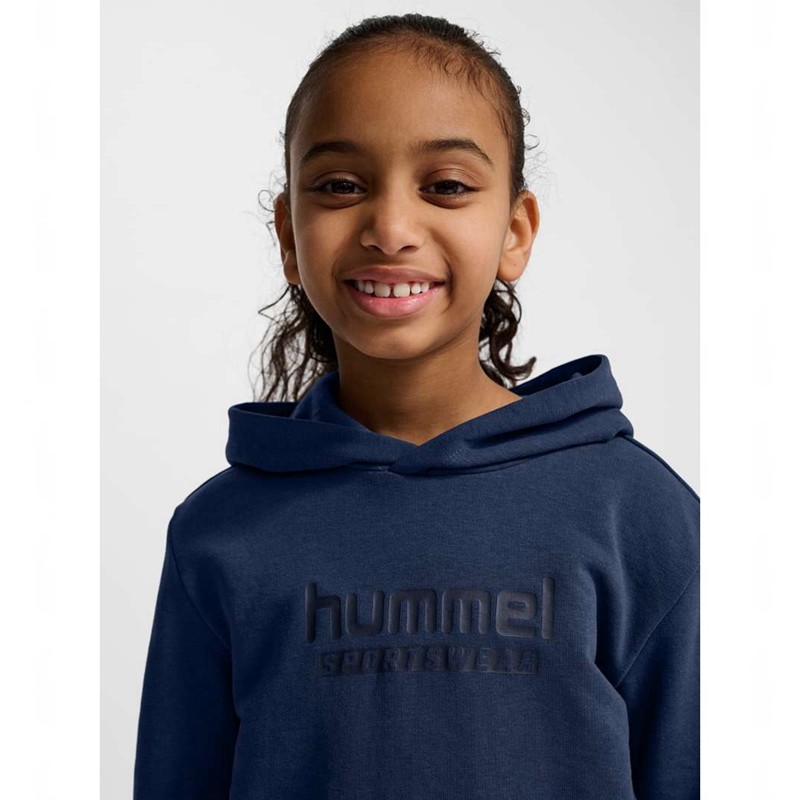 Hummel Jr Base Hoodie Kinder Navy | 148209-144