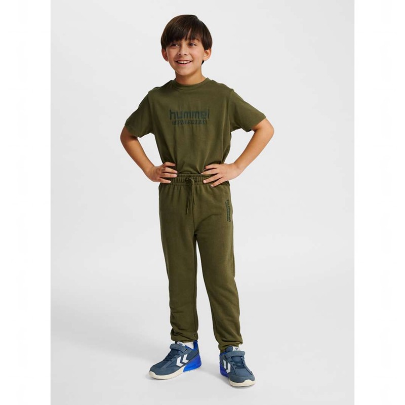 Hummel Jr Base Regular Hose Kinder Grün | 155596-667