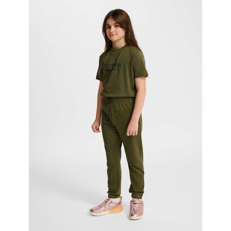 Hummel Jr Base Regular Hose Kinder Grün | 155596-667