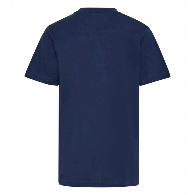 Hummel Jr Base S/S Hoodie Kinder Navy | 305798-227