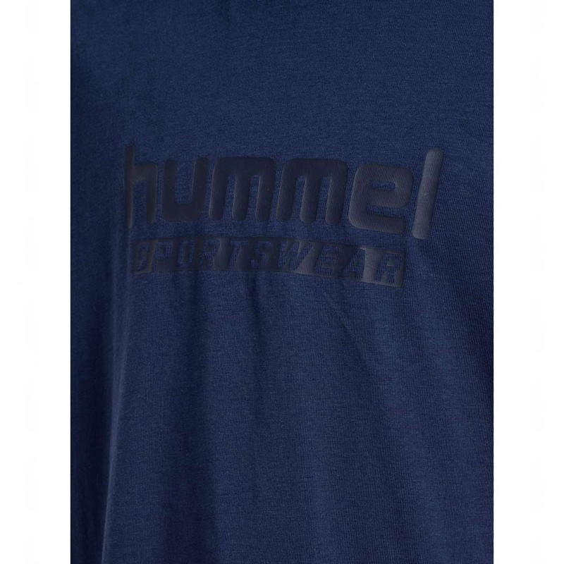 Hummel Jr Base S/S Hoodie Kinder Navy | 305798-227