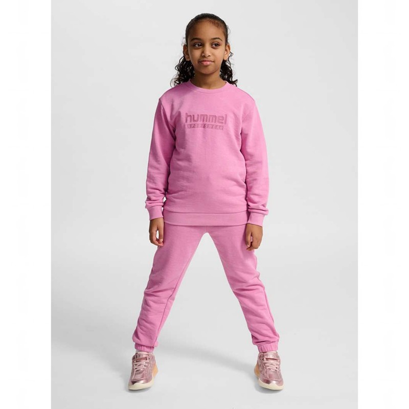 Hummel Jr Base Sweatshirts Kinder Rosa | 105794-343
