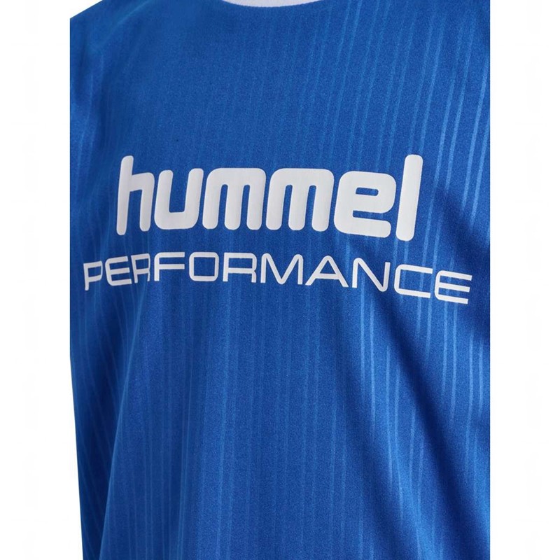 Hummel Jr Fast Loose S/S T-shirts Kinder Blau | 118682-029