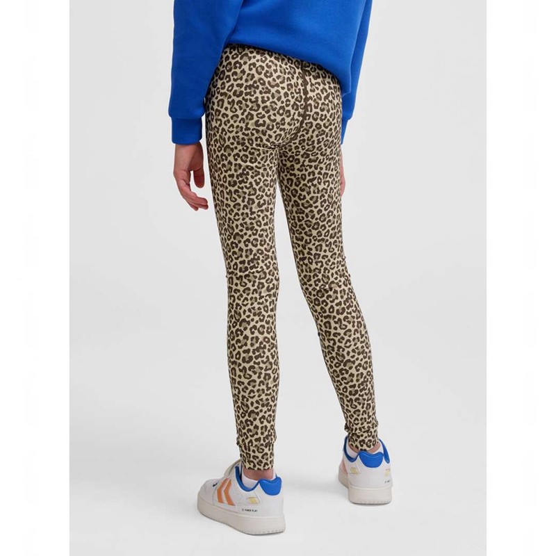 Hummel Jr Fast Mid Waist Sweatshirt Kinder Leopard | 320075-970