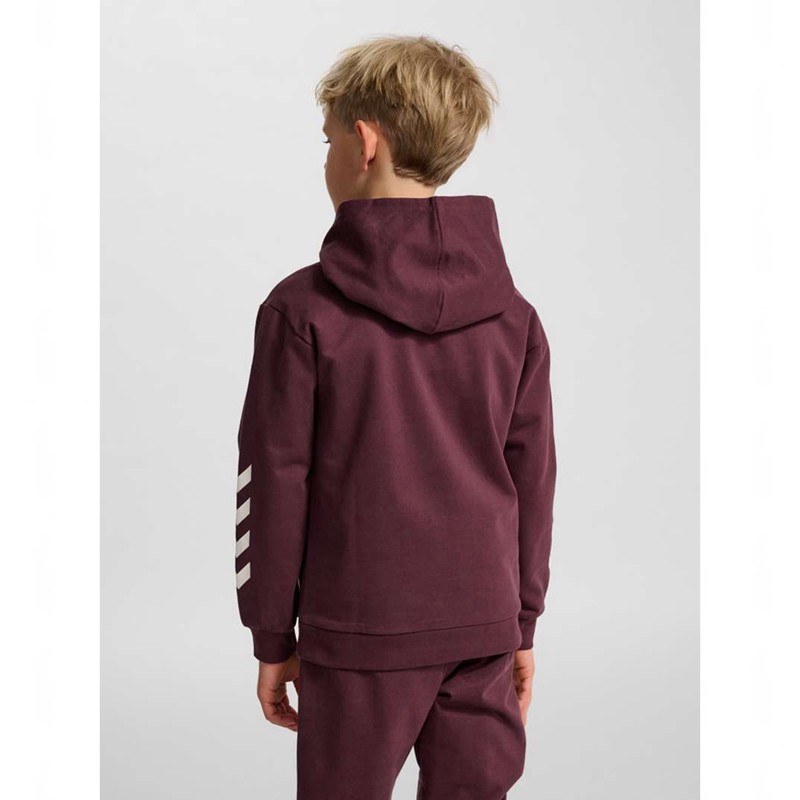 Hummel Jr Logo Hoodie Kinder Bordeaux | 759227-359