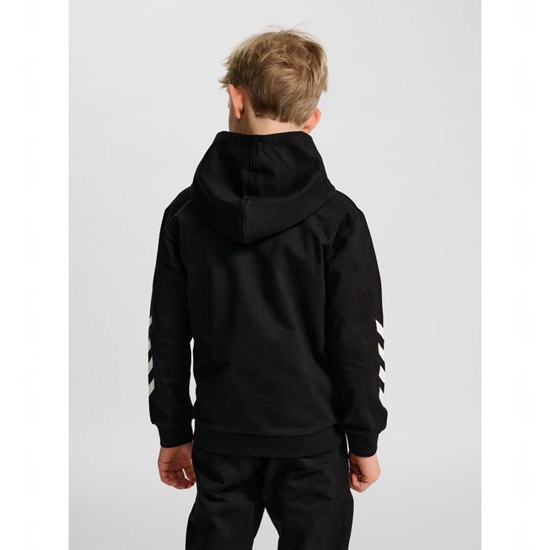 Hummel Jr Logo Hoodie Kinder Schwarz | 660181-846