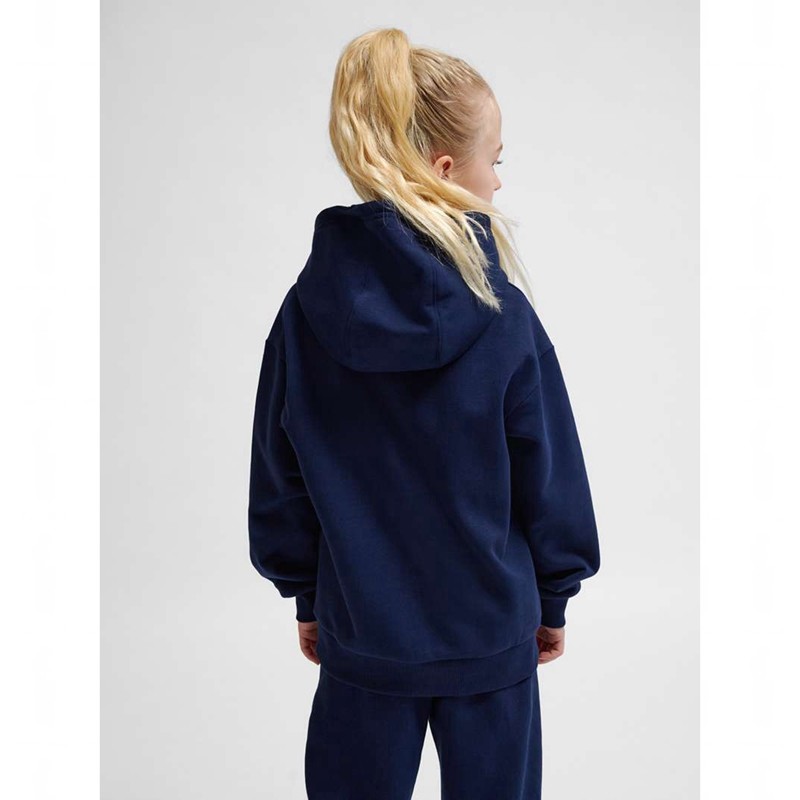 Hummel Jr Loose Bee Hoodie Kinder Navy | 588817-897